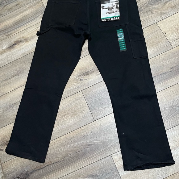 Iron Made Men’s Utility Black Pants. NWT w/Tag Size Defect. Actual Size 42x31 - Picture 2 of 7